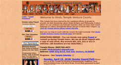 Desktop Screenshot of hindutemplevc.com